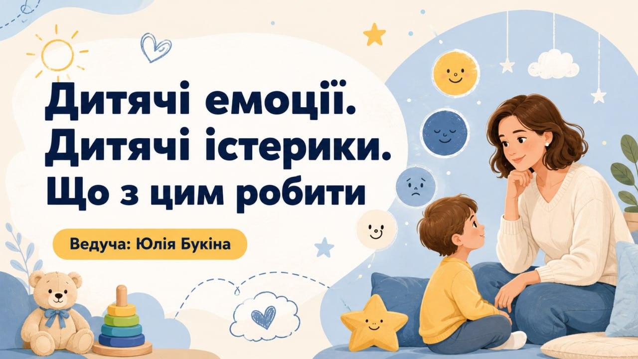 Дитячі емоції. Дитячі істерики